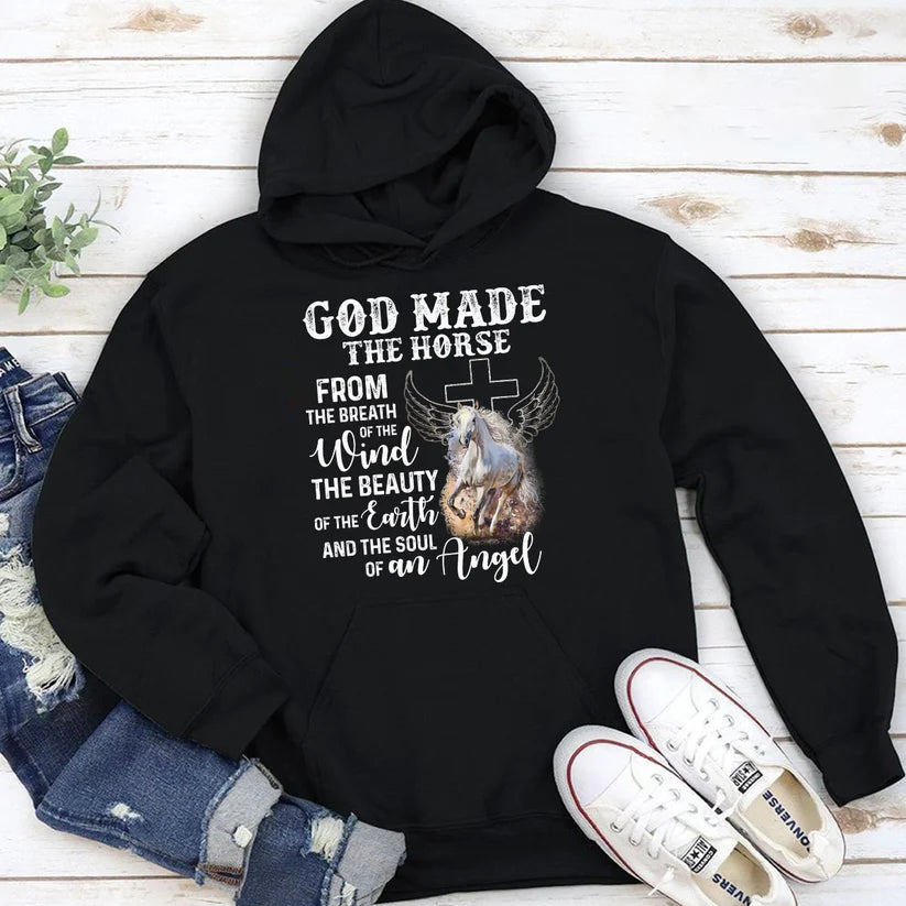 God Made The Horse From The Breath Of The Wind | 2D Unisex Hoodie