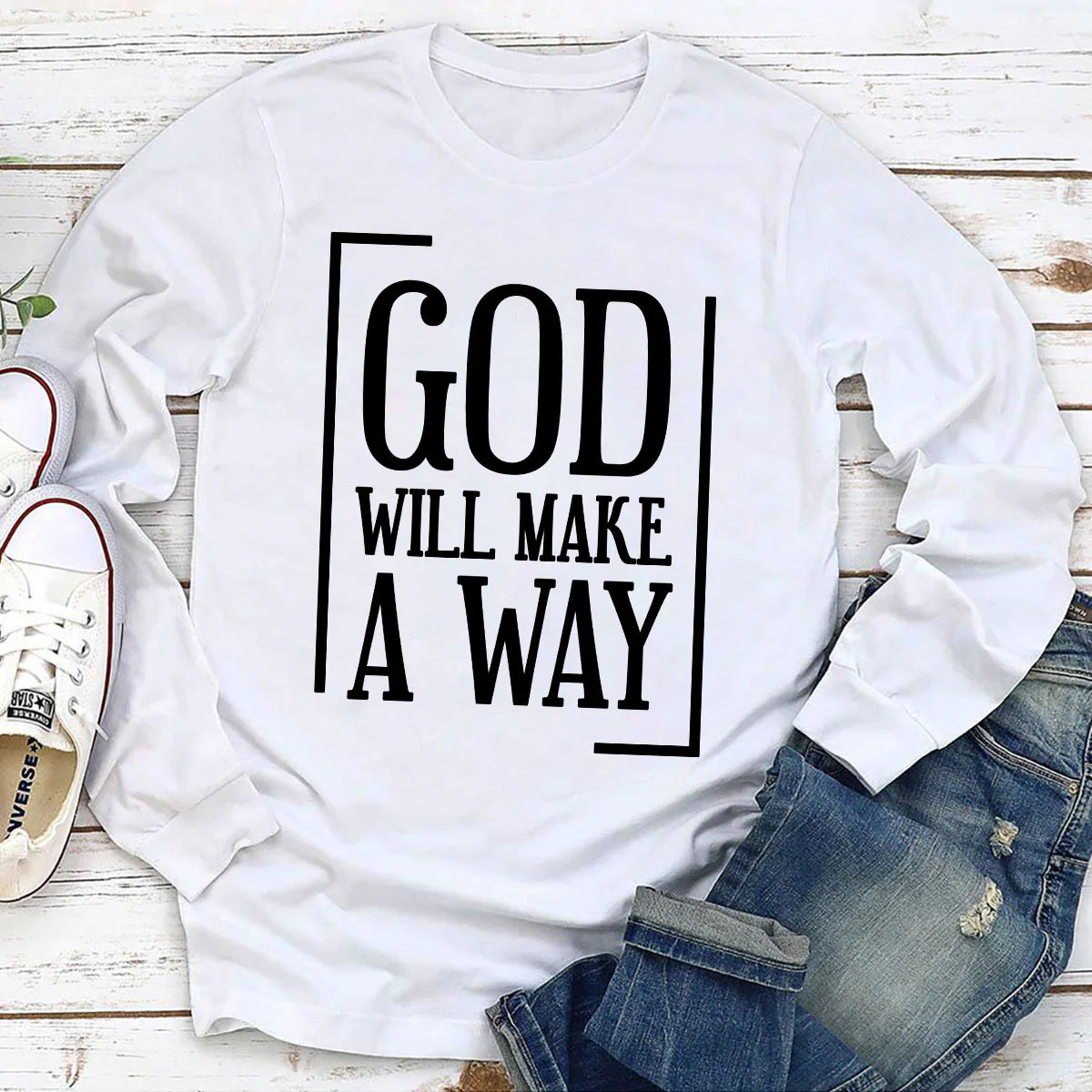 God Will Make A Way | 2D Unisex Long Sleeve