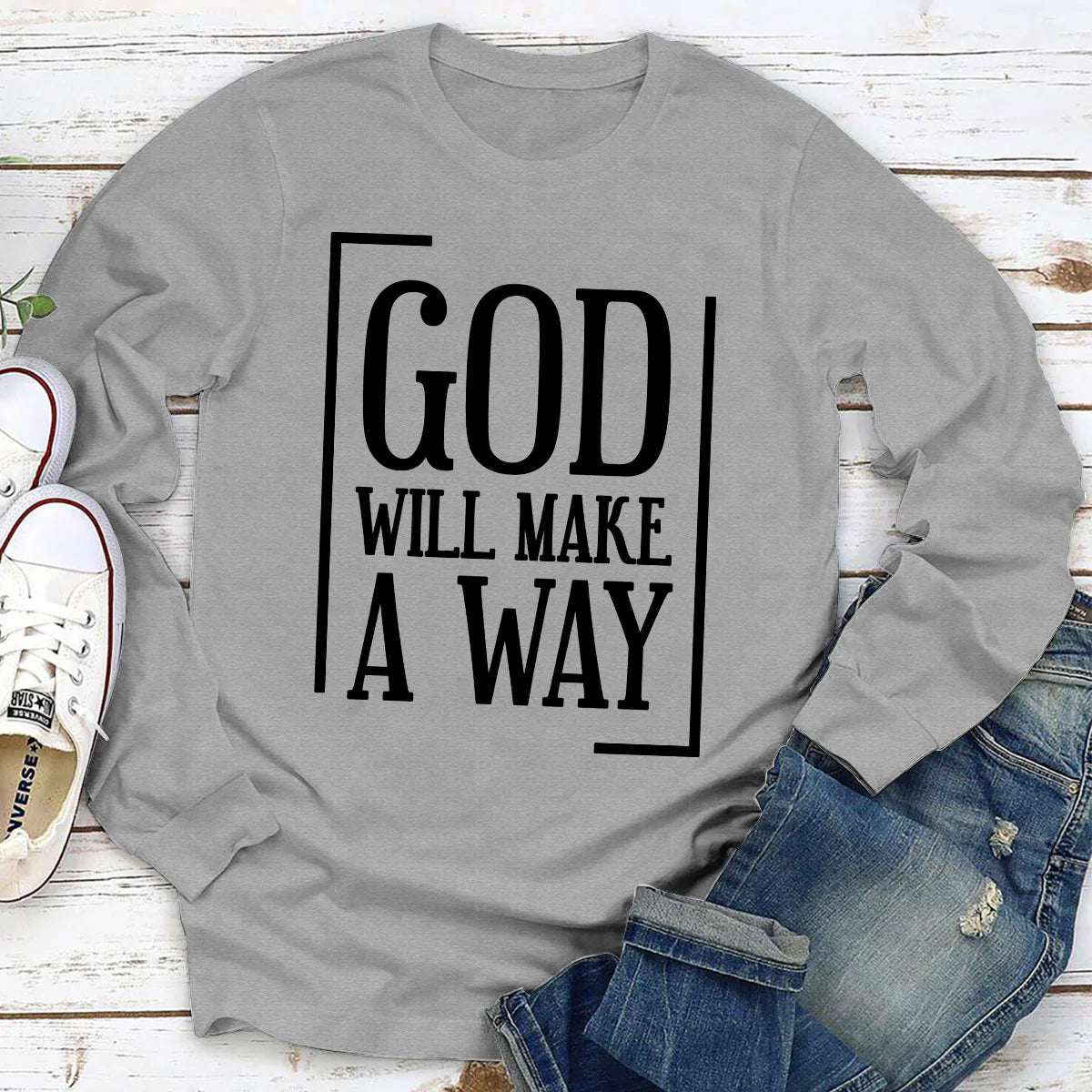 God Will Make A Way | 2D Unisex Long Sleeve