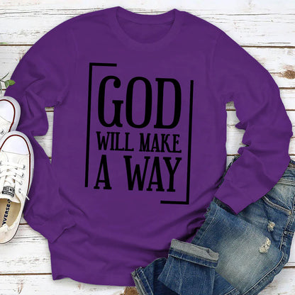 God Will Make A Way | 2D Unisex Long Sleeve