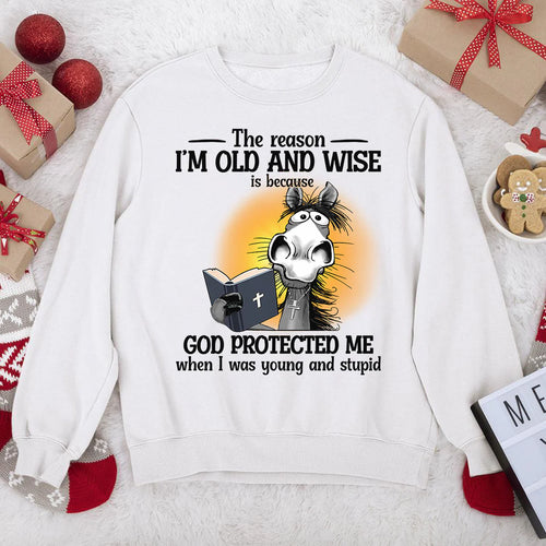 God protected me | 2D Unisex Sweatshirt