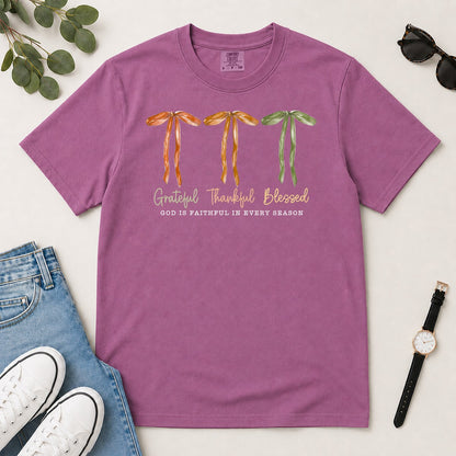 God Is Faithful In Every Season, Gift For Yourself | 2D Unisex T-shirt