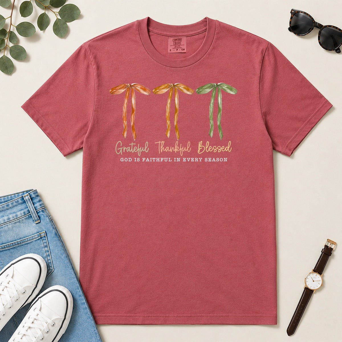 God Is Faithful In Every Season, Gift For Yourself | 2D Unisex T-shirt