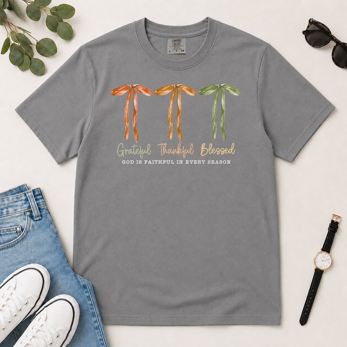 God Is Faithful In Every Season, Gift For Yourself | 2D Unisex T-shirt