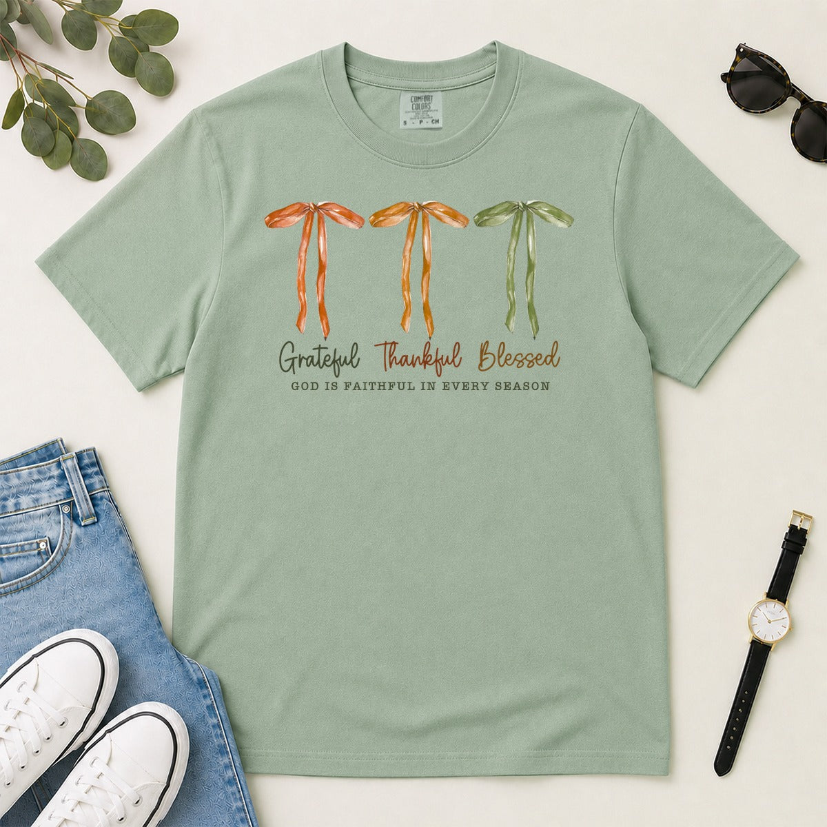 God Is Faithful In Every Season, Gift For Yourself | 2D Unisex T-shirt