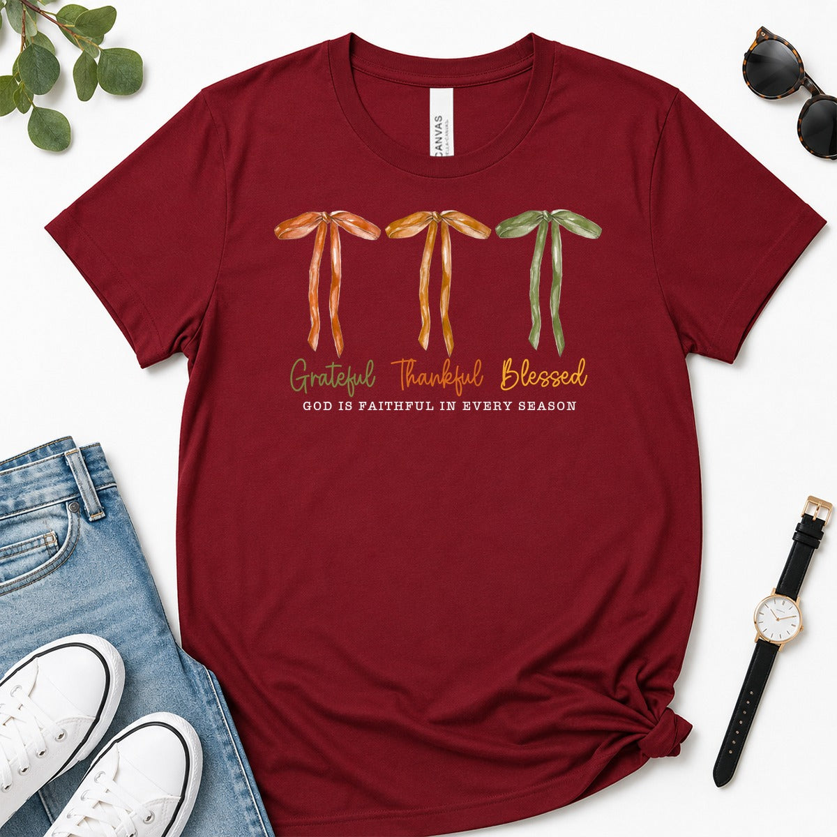 God Is Faithful In Every Season, Gift For Yourself | 2D Unisex Premium T-shirt