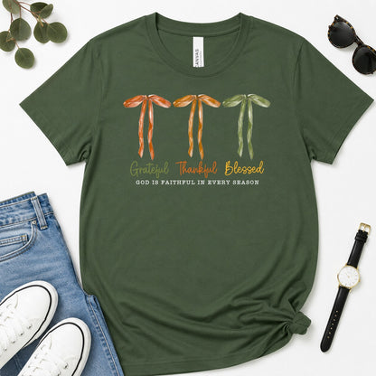 God Is Faithful In Every Season, Gift For Yourself | 2D Unisex Premium T-shirt