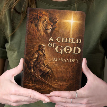 A Child Of God | Personalized Leather Cover Notebook