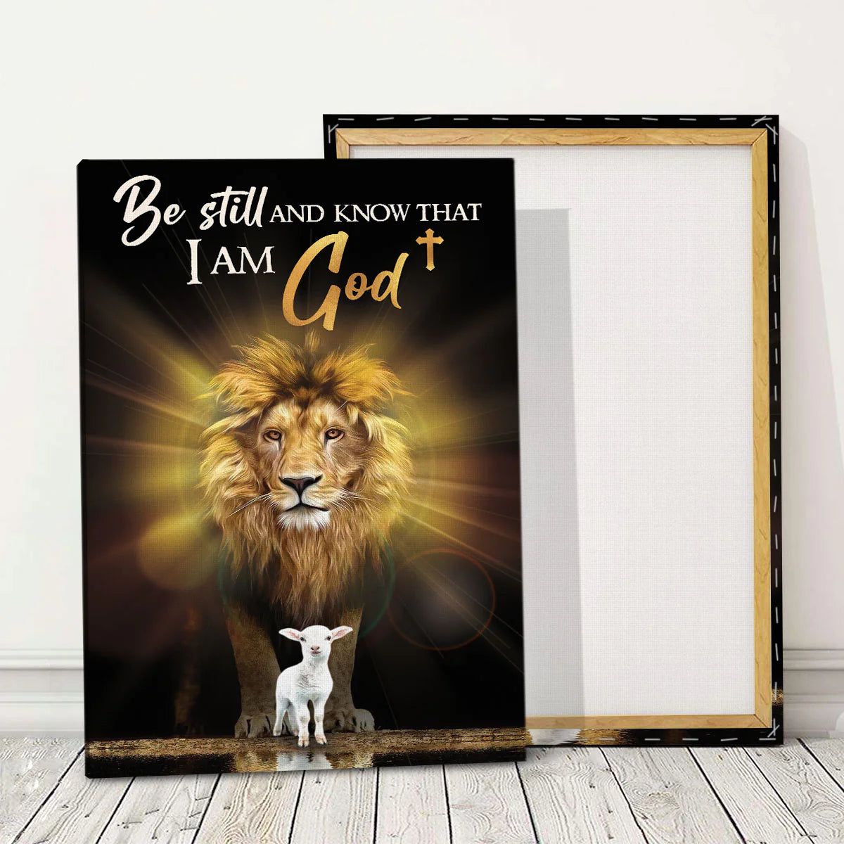 Be Still And Know That I Am God  - Personalized Canvas