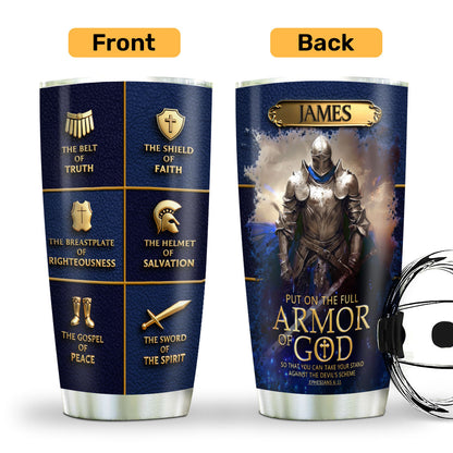 Armor Of God | Personalized Stainless Steel Tumbler