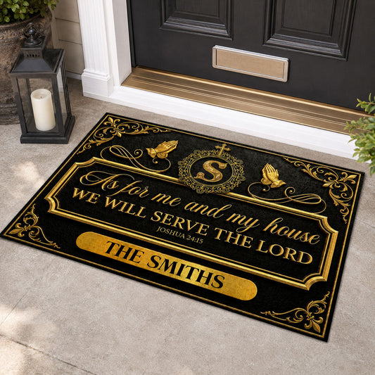 Faith Over Our Home, Christian Gift For Family | Personalized Doormat