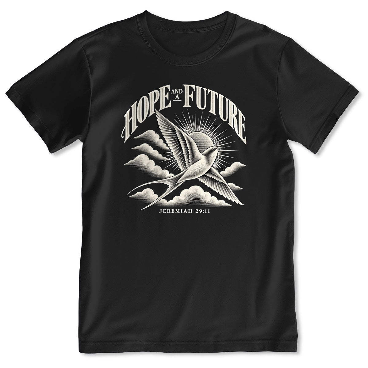 Hope And A Future, Jeremiah 29:11, Gift For Christian - 2D Unisex T-shirt