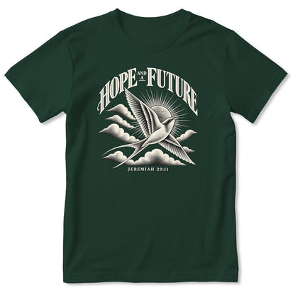 Hope And A Future, Jeremiah 29:11, Gift For Christian - 2D Unisex T-shirt