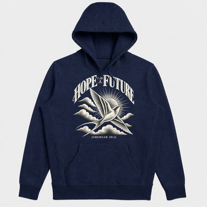 Hope And A Future, Jeremiah 29:11, Gift For Christian Graduates - 2D Unisex Hoodie