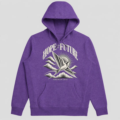 Hope And A Future, Jeremiah 29:11, Gift For Christian Graduates - 2D Unisex Hoodie