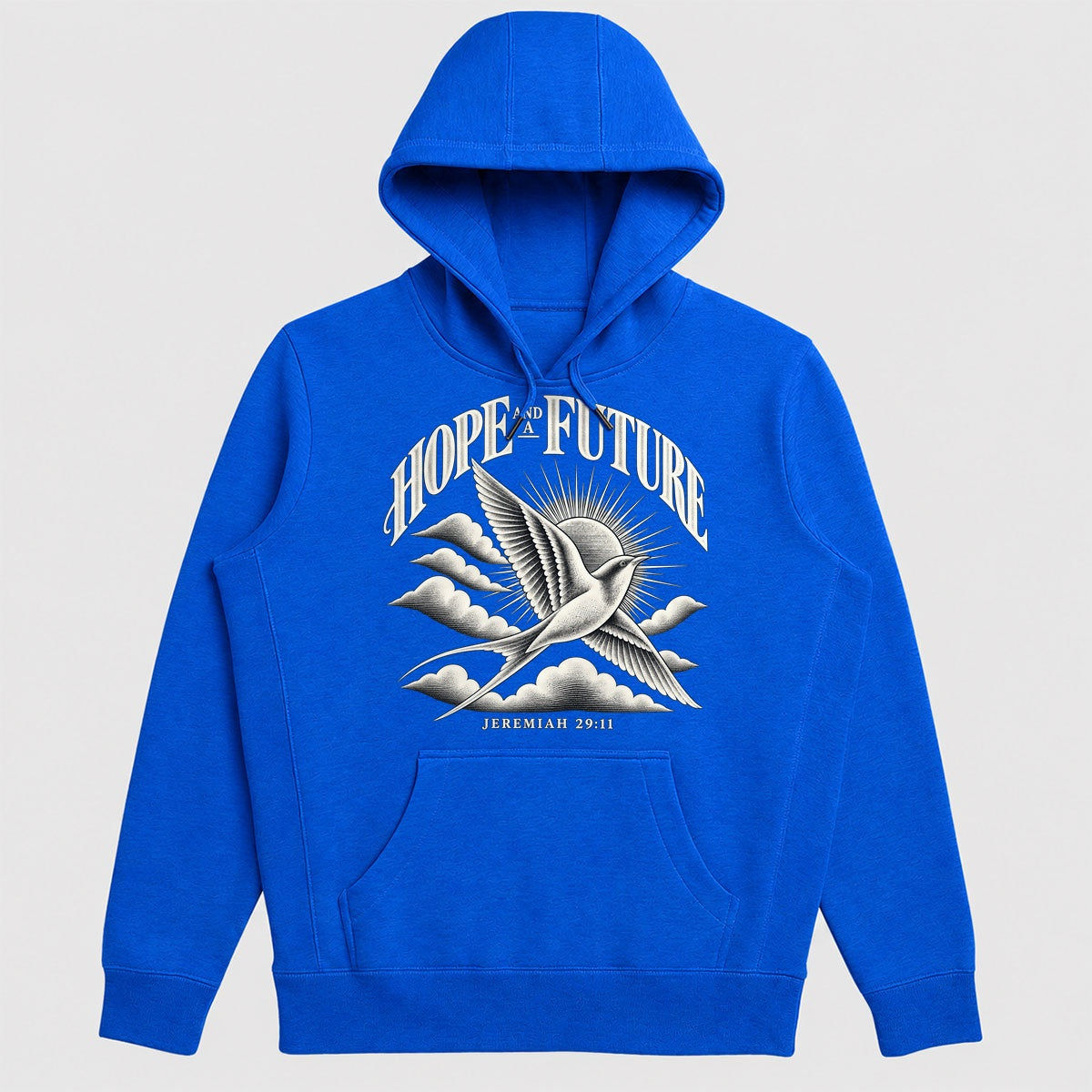 Hope And A Future, Jeremiah 29:11, Gift For Christian Graduates - 2D Unisex Hoodie