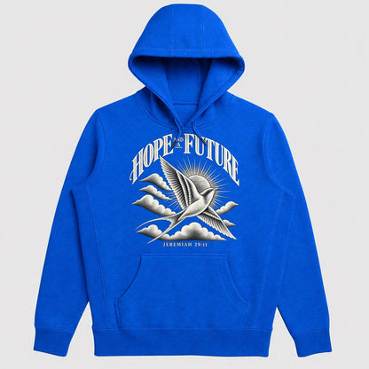 Hope And A Future, Jeremiah 29:11, Gift For Christian Graduates - 2D Unisex Hoodie