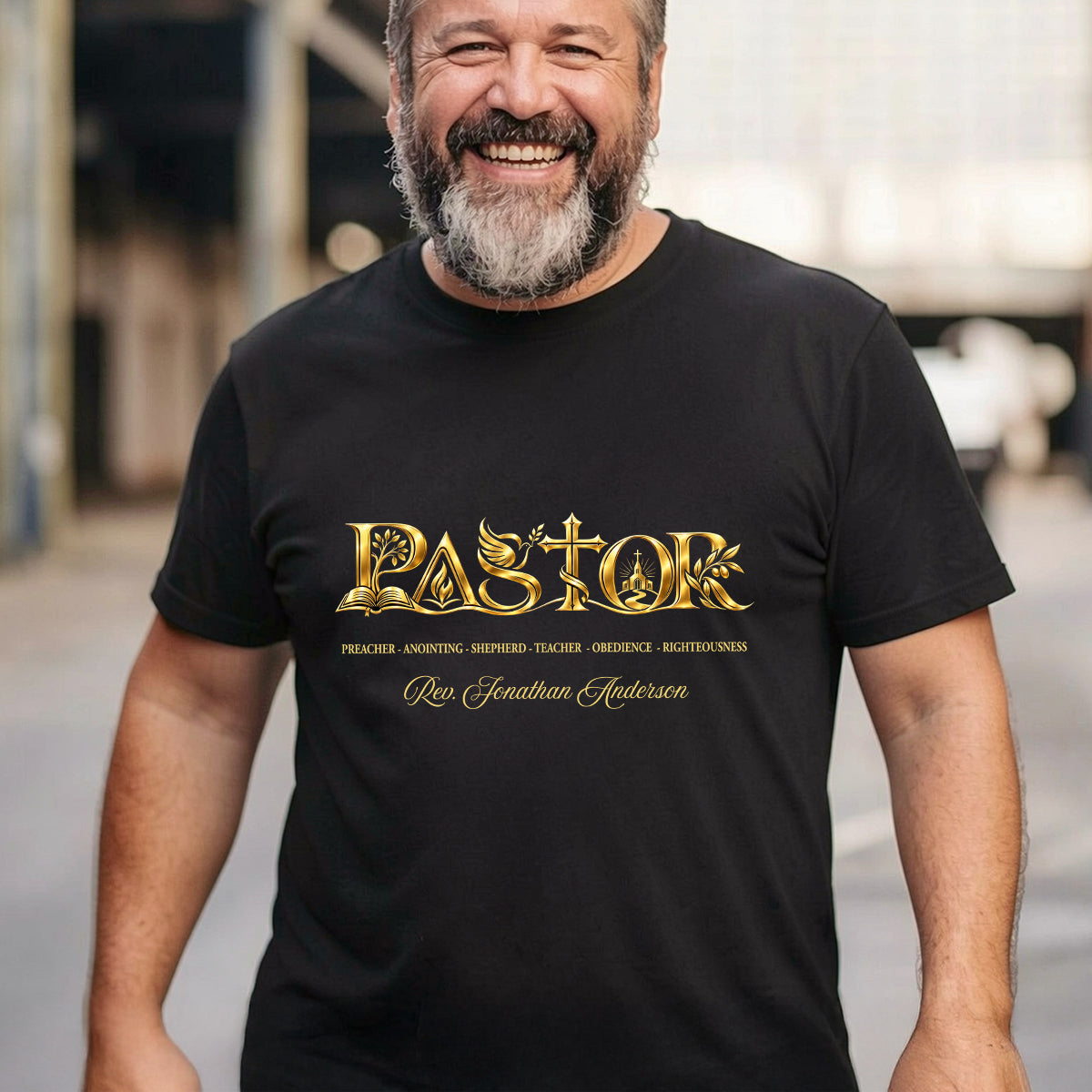 Celebrating A Pastor’s Faithful Life Of Service, Gift For Pastor | Personalized 2D Unisex T-shirt