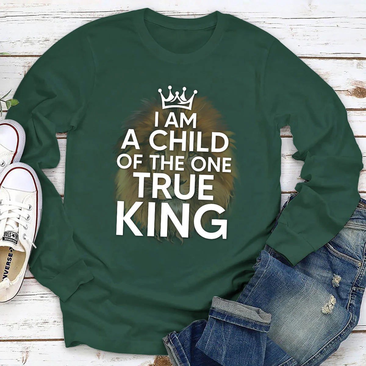 I Am A Child Of The One True King | 2D Unisex Long Sleeve