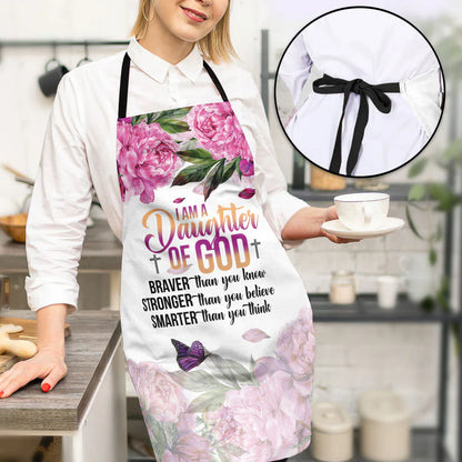I Am A Daughter Of God - Apron With Neck Strap