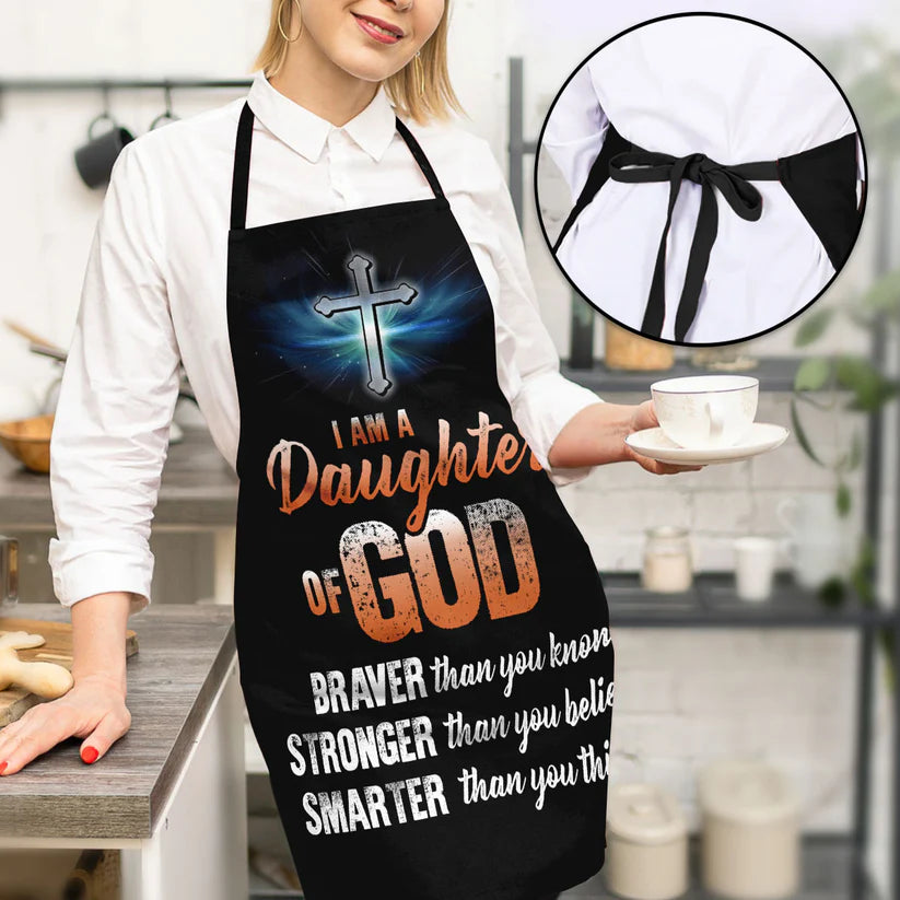 I Am A Daughter Of God  - Apron With Neck Strap
