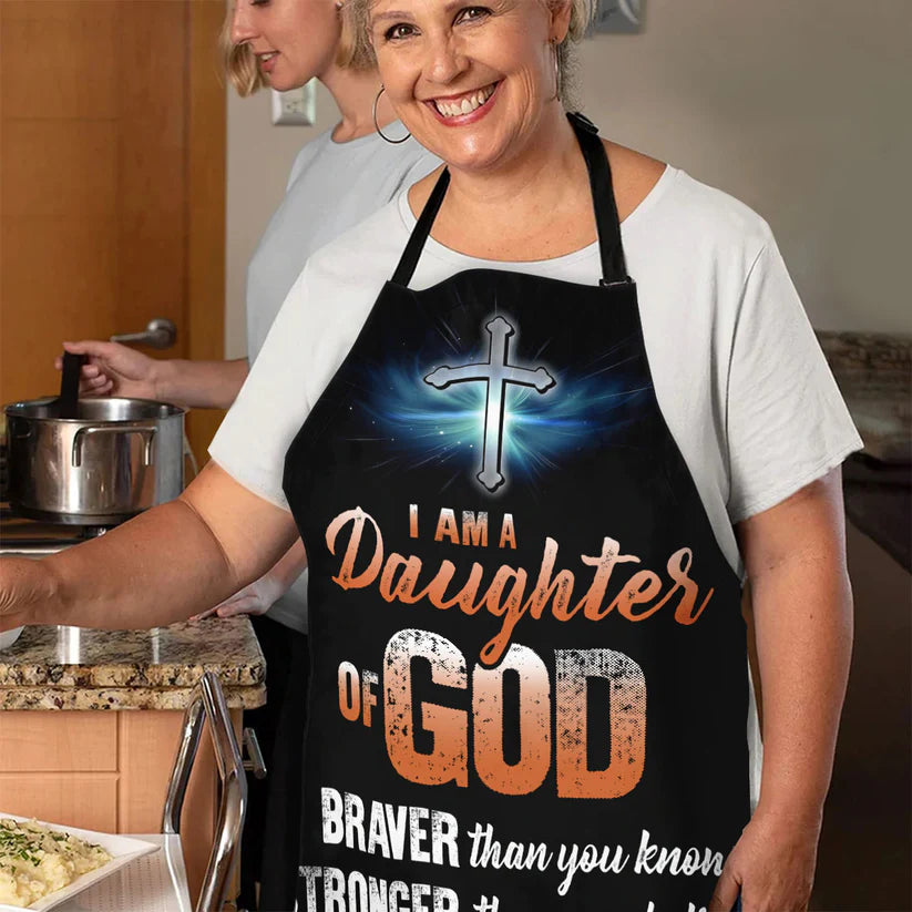 I Am A Daughter Of God  - Apron With Neck Strap