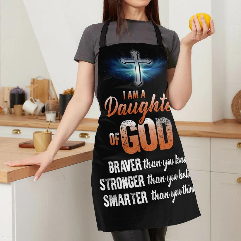 I Am A Daughter Of God  - Apron With Neck Strap