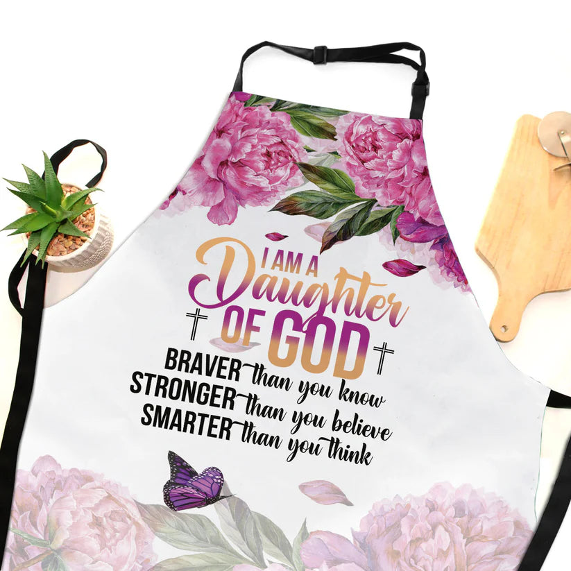 I Am A Daughter Of God - Apron With Neck Strap