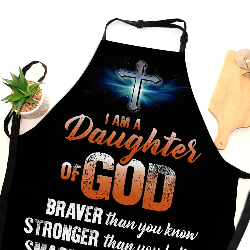 I Am A Daughter Of God  - Apron With Neck Strap