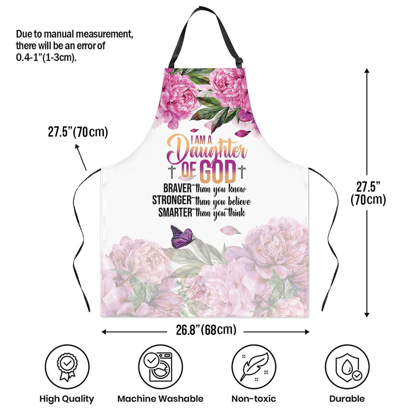 I Am A Daughter Of God - Apron With Neck Strap