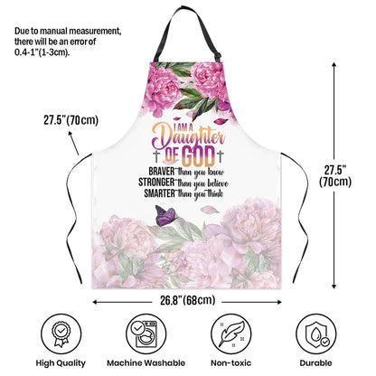 I Am A Daughter Of God - Apron With Neck Strap