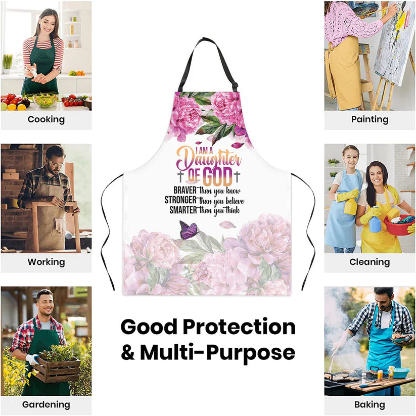I Am A Daughter Of God - Apron With Neck Strap