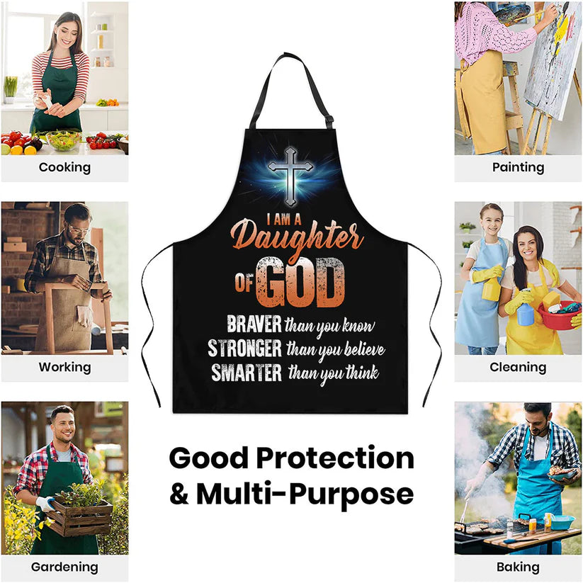 I Am A Daughter Of God  - Apron With Neck Strap