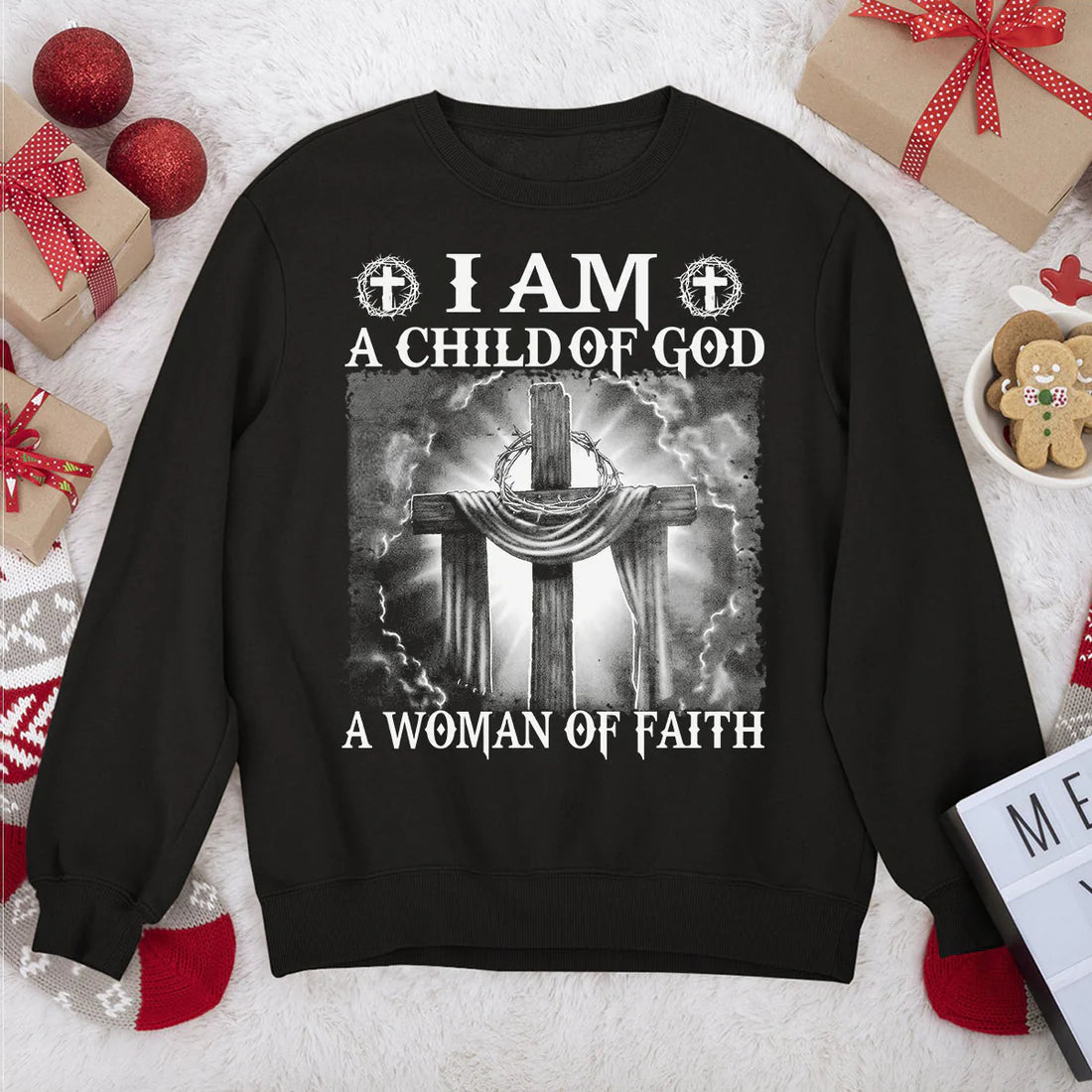 I Am A Woman Of Faith | 2D Unisex Sweatshirt
