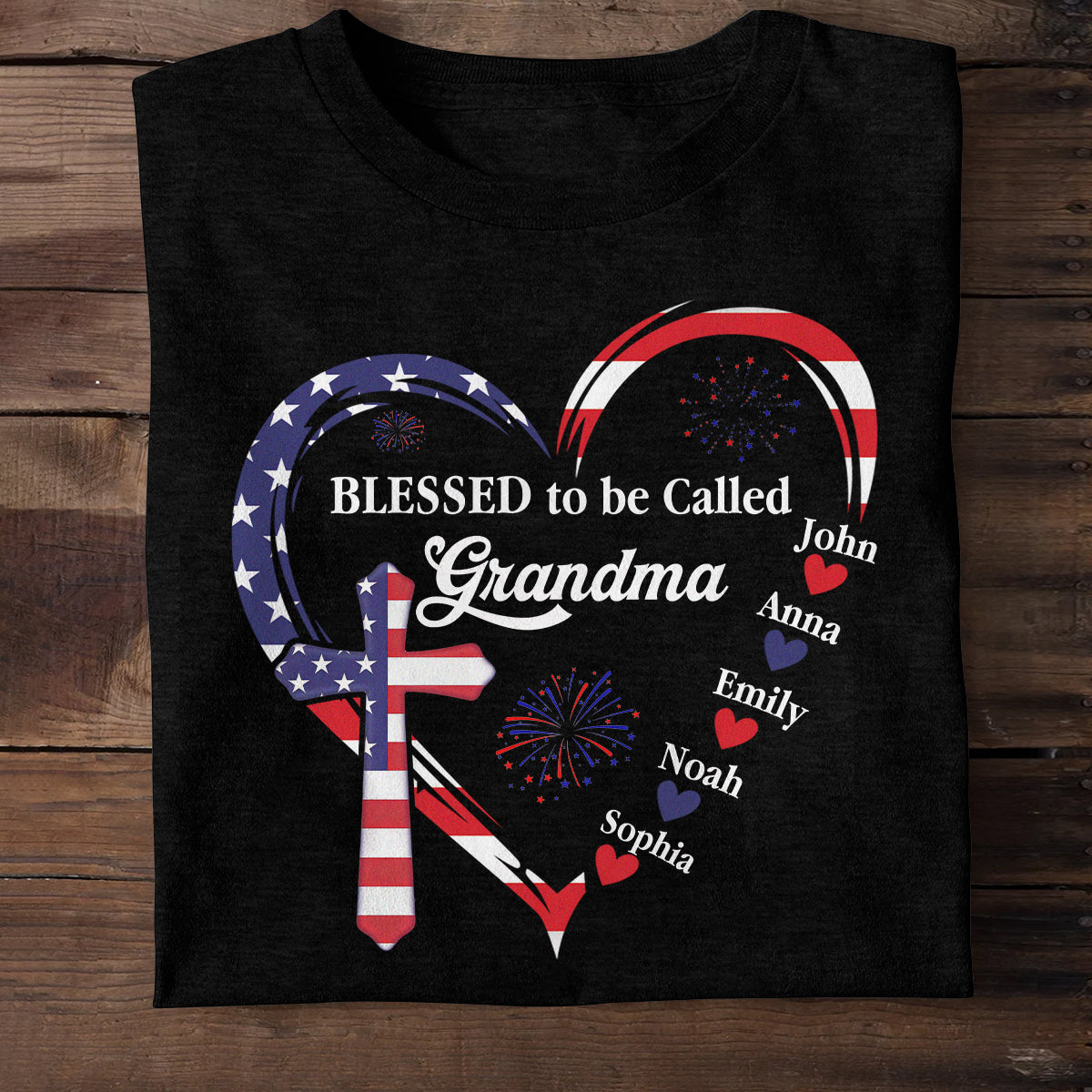 Blessed To Be Called Grandma, Christian Gift For Grandma | Personalized 2D Unisex T-shirt