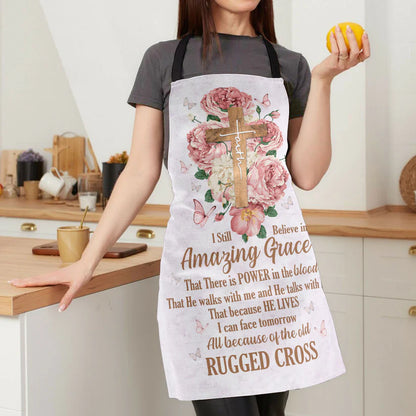 I Still Believe In Amazing Grace - Apron With Neck Strap