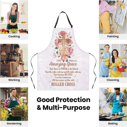 I Still Believe In Amazing Grace - Apron With Neck Strap