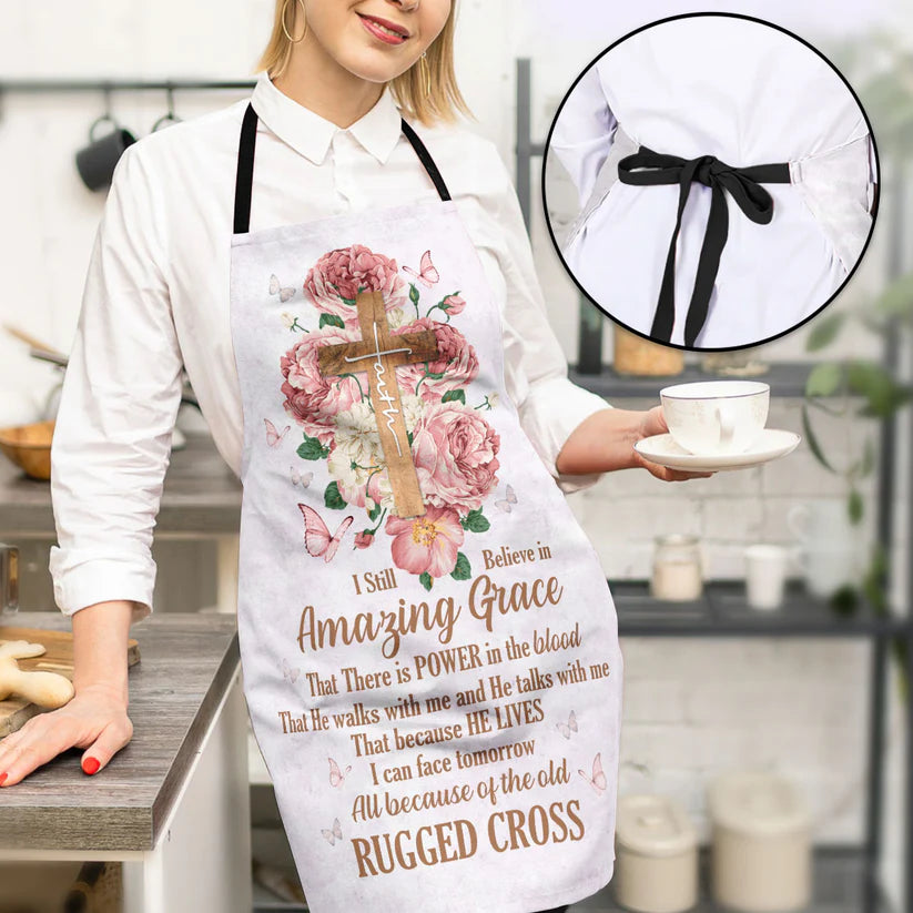 I Still Believe In Amazing Grace - Apron With Neck Strap