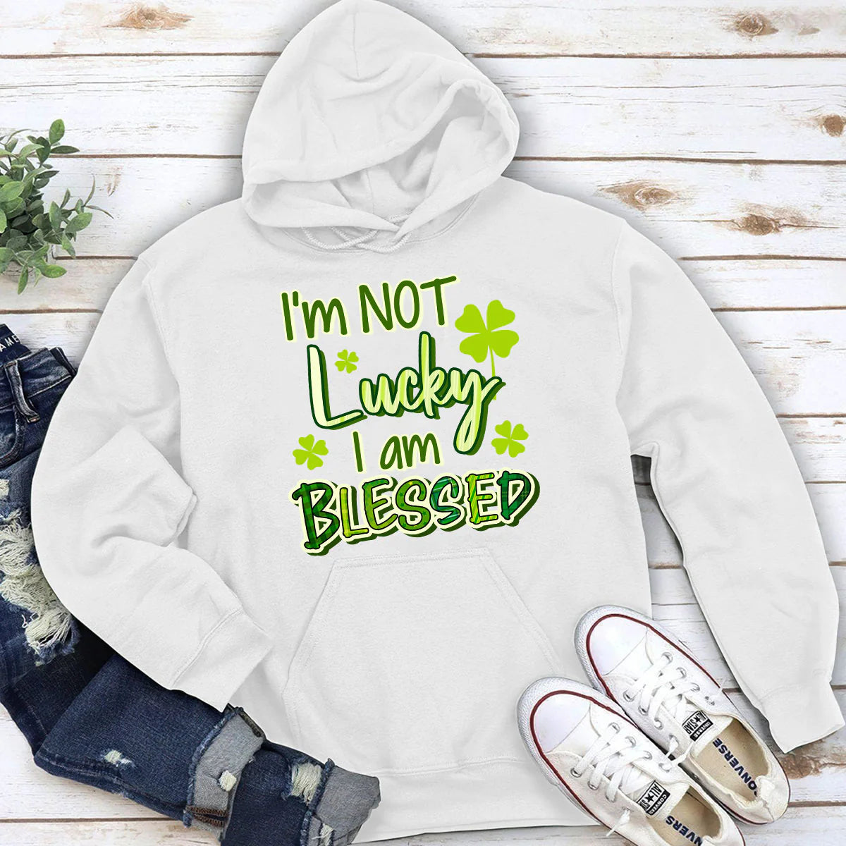 I'm Not Lucky I Am Blessed | 2D Unisex Hoodie