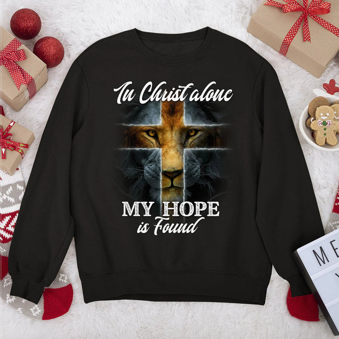 In Christ Alone, I Found My Hope | 2D Unisex Sweatshirt