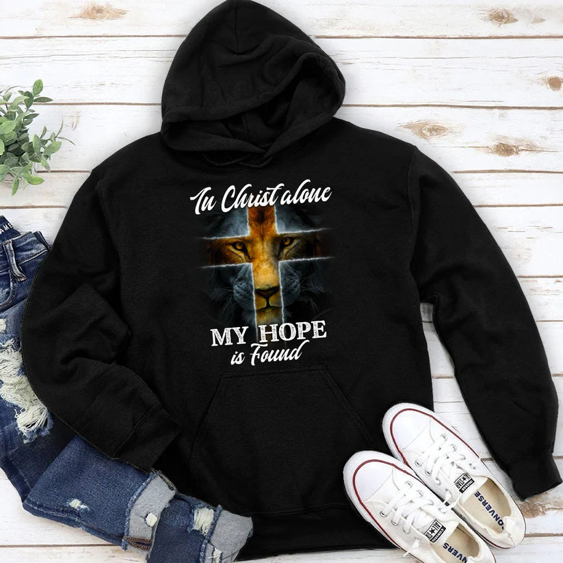In Christ Alone, My Hope Is Found | 2D Unisex Hoodie