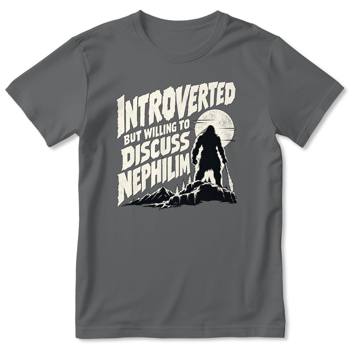 Introverted But Willing To Discuss Nephilim, Gift For Christian Introverts - 2D Unisex T-shirt