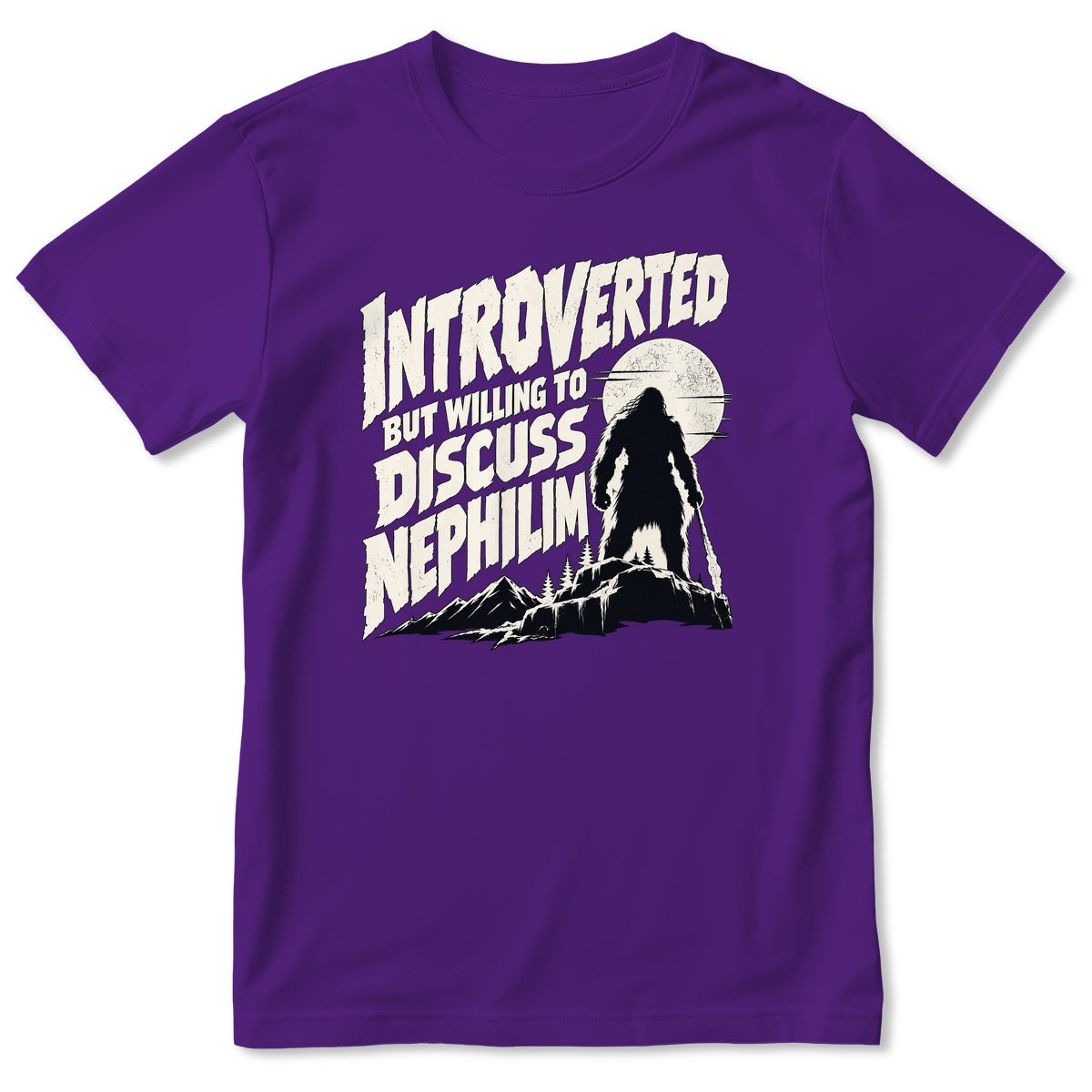 Introverted But Willing To Discuss Nephilim, Gift For Christian Introverts - 2D Unisex T-shirt