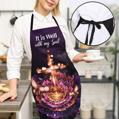 It Is Well With My Soul - Apron With Neck Strap