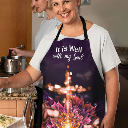 It Is Well With My Soul - Apron With Neck Strap
