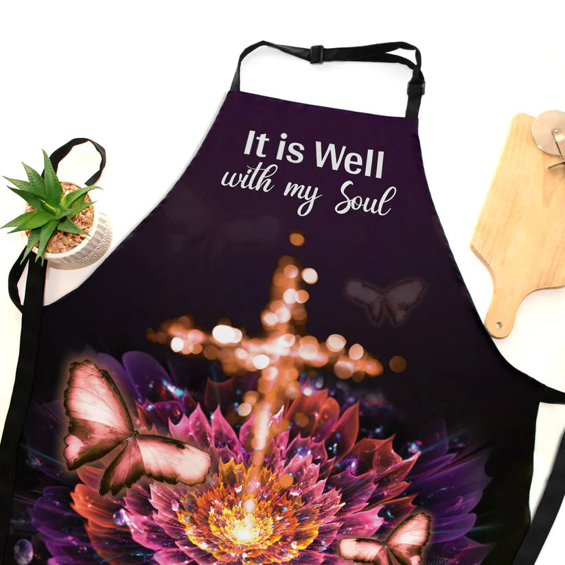 It Is Well With My Soul - Apron With Neck Strap