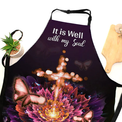 It Is Well With My Soul - Apron With Neck Strap