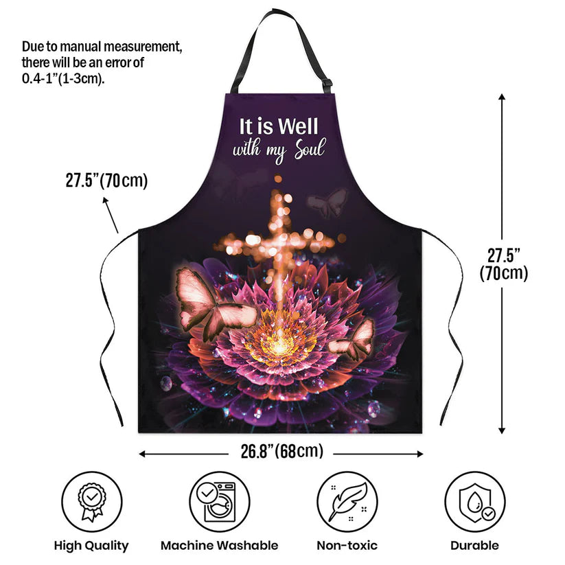 It Is Well With My Soul - Apron With Neck Strap