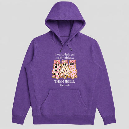 It Was A Dark And Spooky Night Then Jesus The End, Gift For Christian Girls - 2D Unisex Hoodie