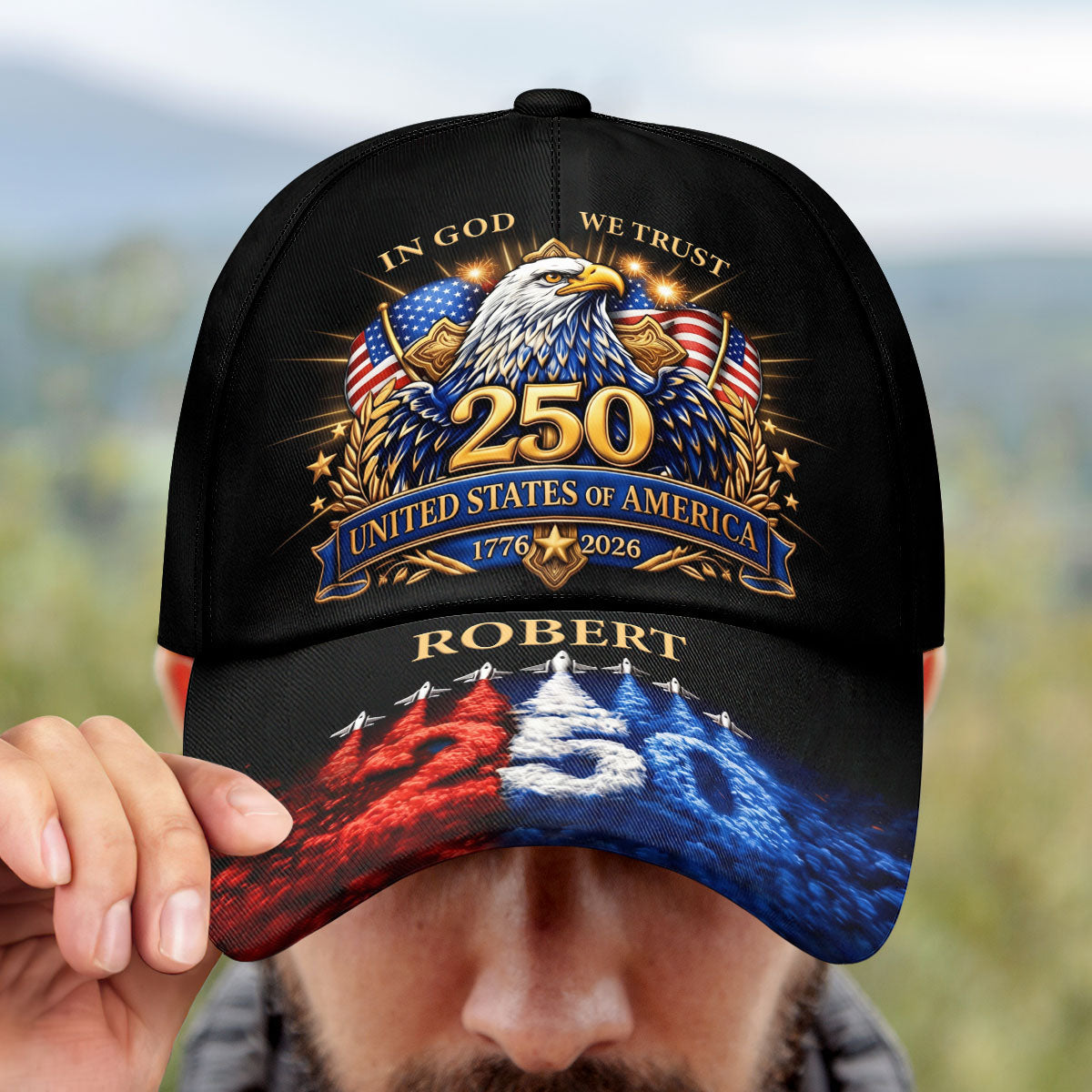 In God We Trust, Patriotic Christian | Personalized Classic Cap